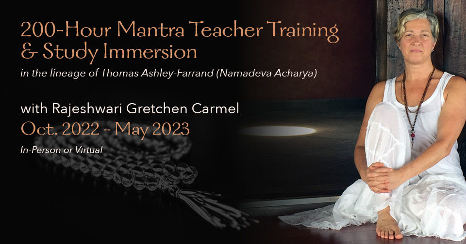 200Hr Mantra Teacher Training & Study Immersion