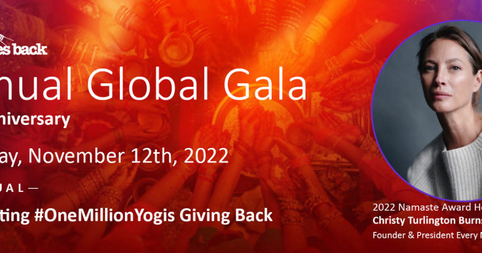 Yoga Gives Back Annual Global Gala 2022
