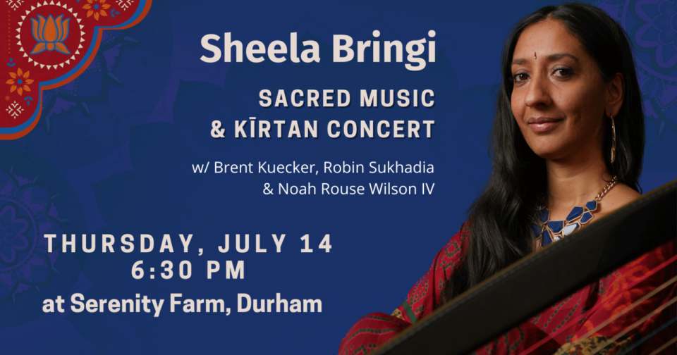 Sacred Music & Kīrtan Concert with Sheela Bringi