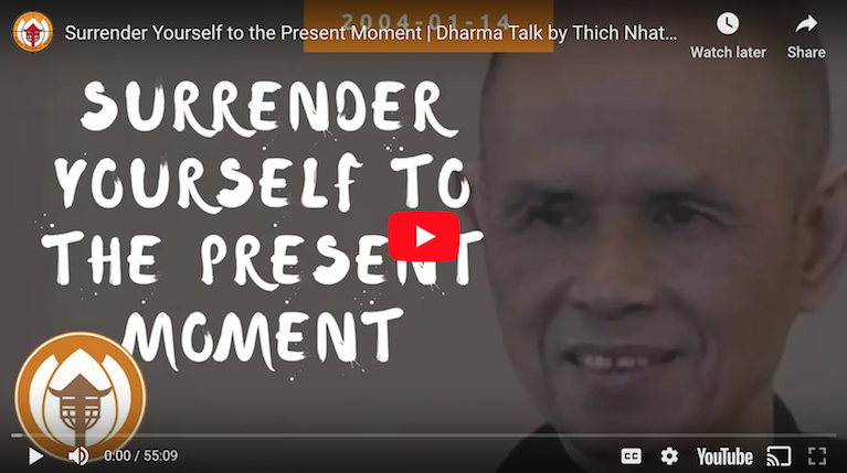 Thich Nhat Hanh: Surrender Yourself to the Present Moment
