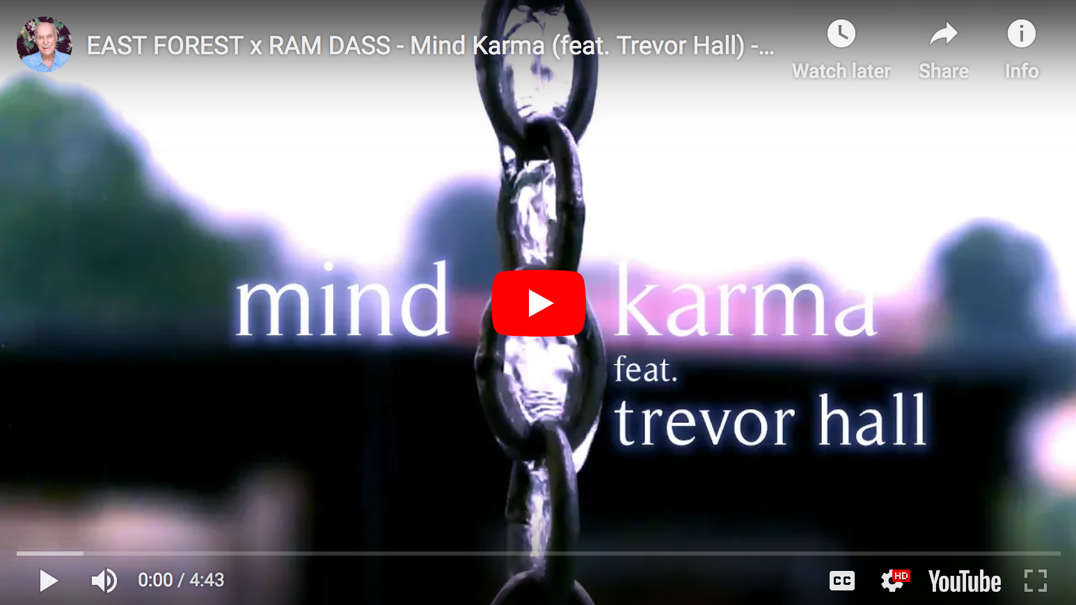 EAST FOREST x RAM DASS – Mind Karma (feat. Trevor Hall) – Official Lyric Video