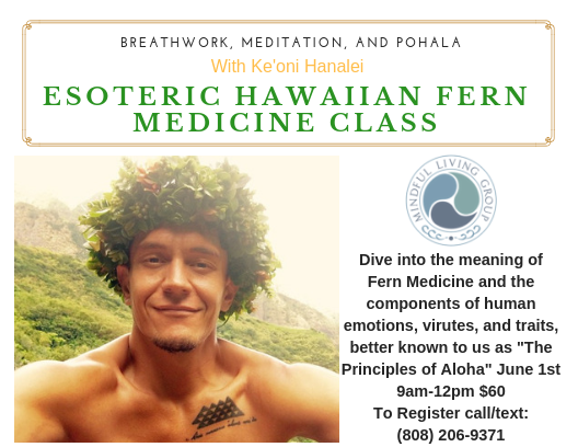 Pohala Fern Medicine Workshop with Ke’oni Hanalei